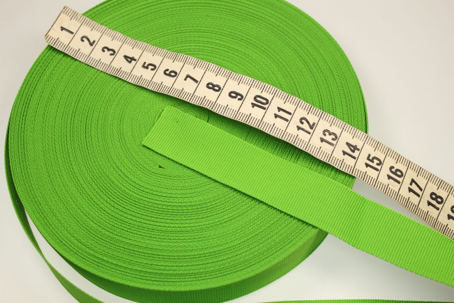 Ripsband Rolle grün 20mm