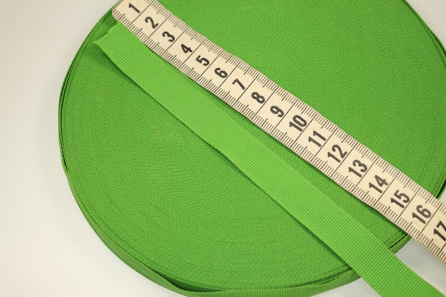 Ripsband Rolle grün 15mm