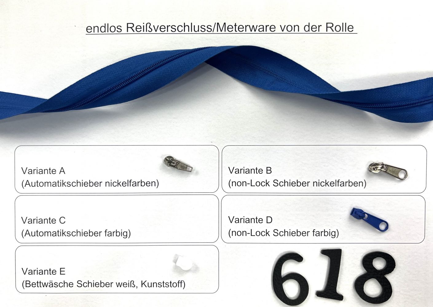 RVS endlos 3mm blau 20m