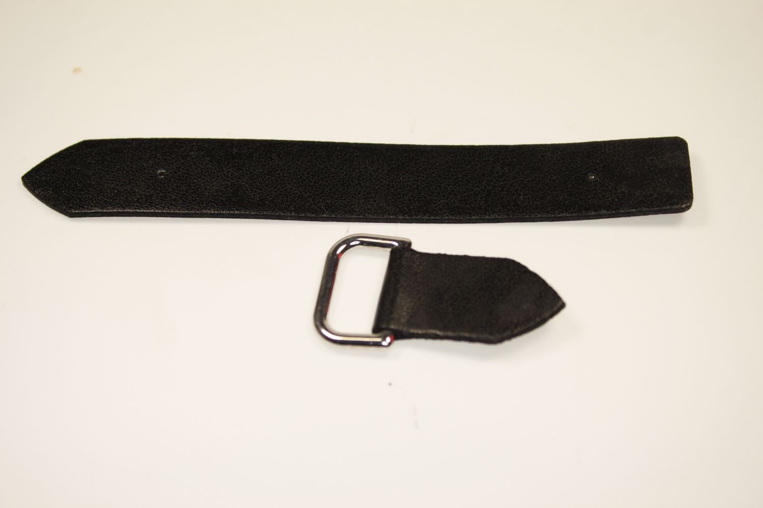 Lederschließe schwarz LP S/61