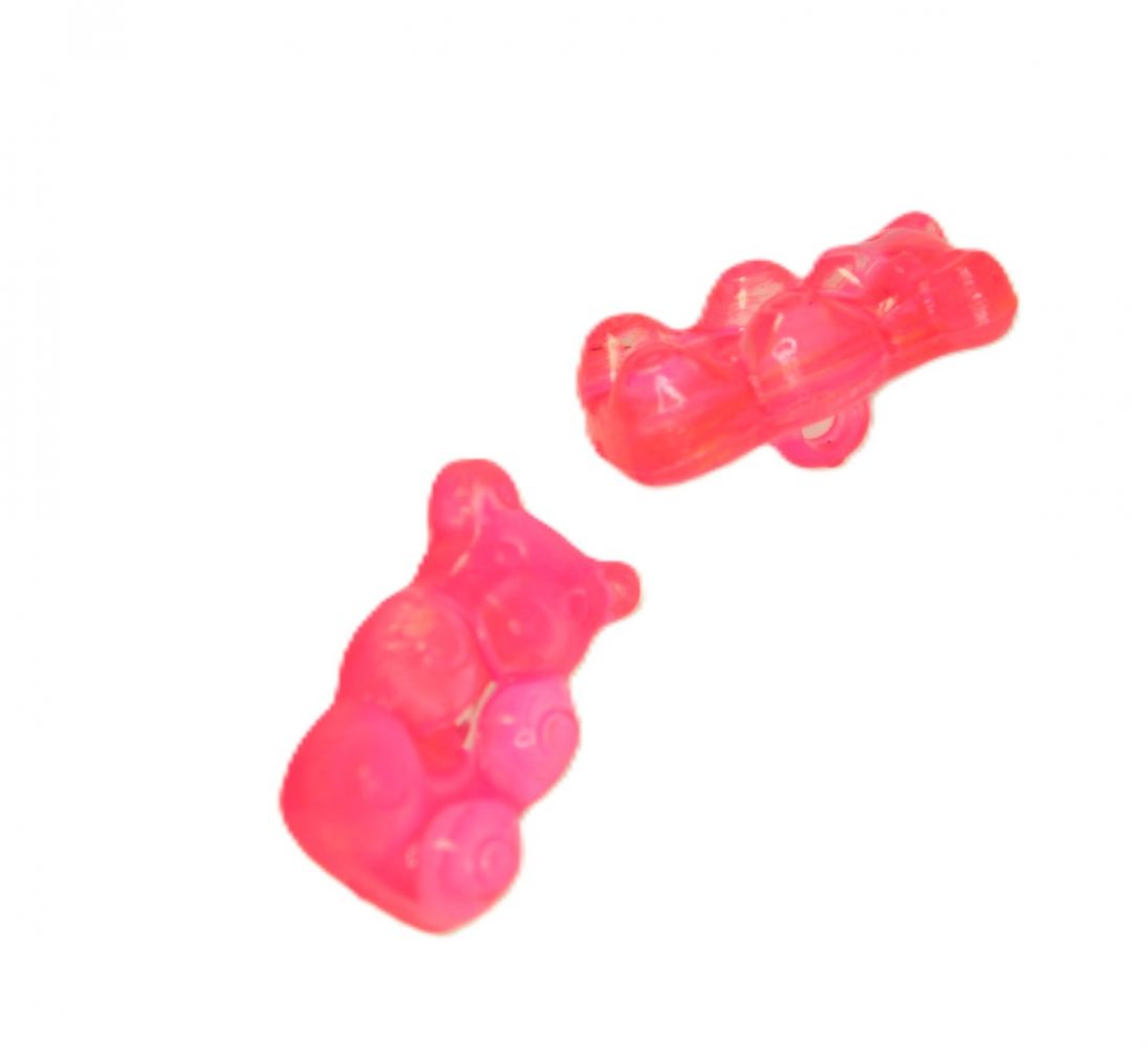 Knopf Bärchen pink LP N/2
