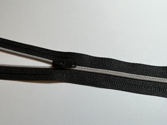 RVS endlos 3mm schwarz/silber