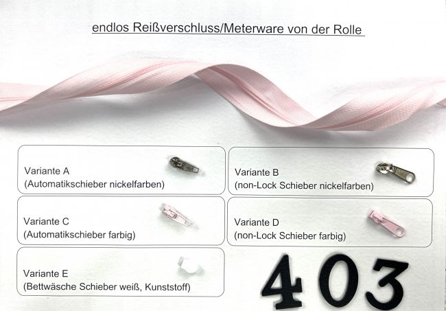 RVS endlos 3mm rosa 20m