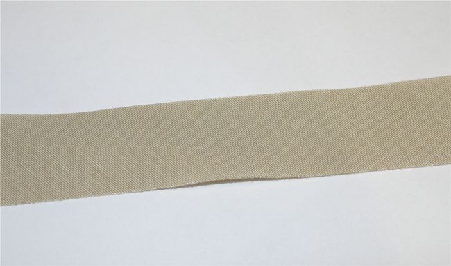 Schrägband beige 10m LP 19/3