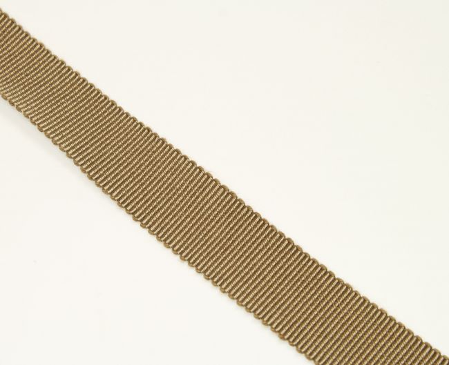 Ripsband beige-oliv LP S/8