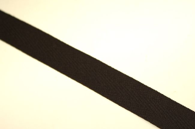 Köperband schwarz LP 20/15
