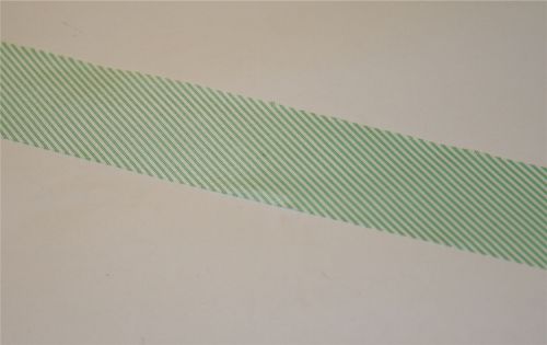 Schrägband grün/weiß 10m LP 17/14